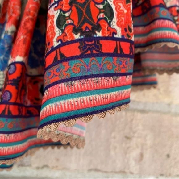 EUC Anthro Bhanuni Jyoti Villa Crop Top Swing GORG - Picture 7 of 12